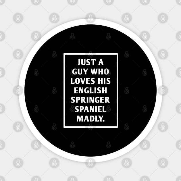 English Springer spaniel Magnet by BlackMeme94